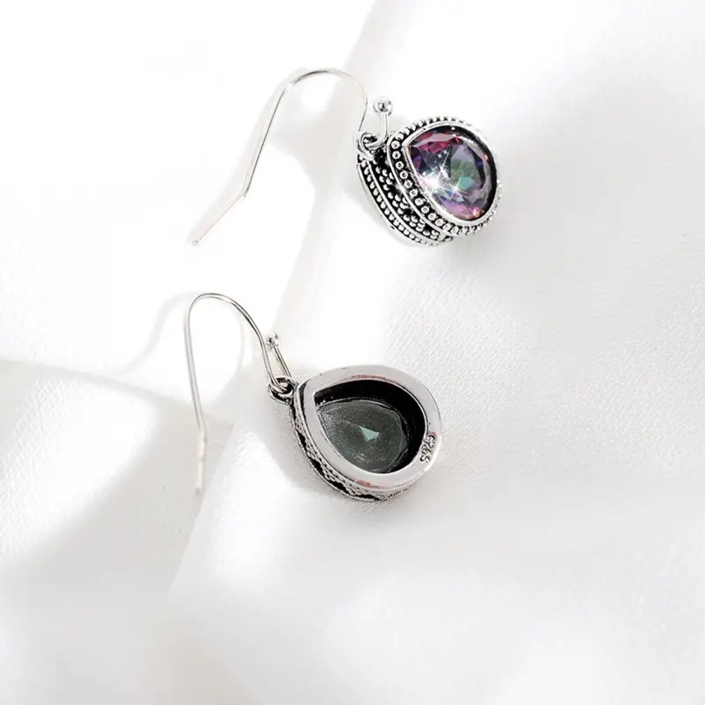 Fashion Trend Jewelry Vintage Water Drop Earrings - Picture 6 of 8